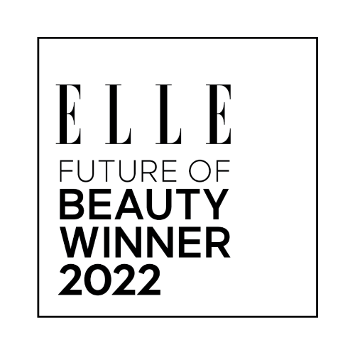 ELLE Future of Beauty Winner 2022 badge naming UltraVision RF